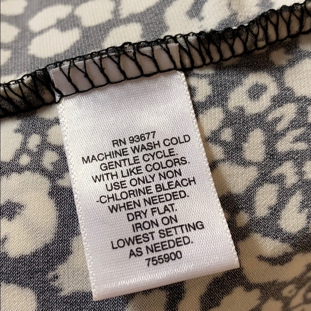 Liz Claiborne woman Dress Black and Print size 1X - Picture 9 of 10